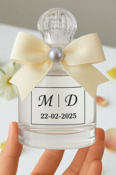 Oval isme özel cam şişe hediyelik(20 adet)