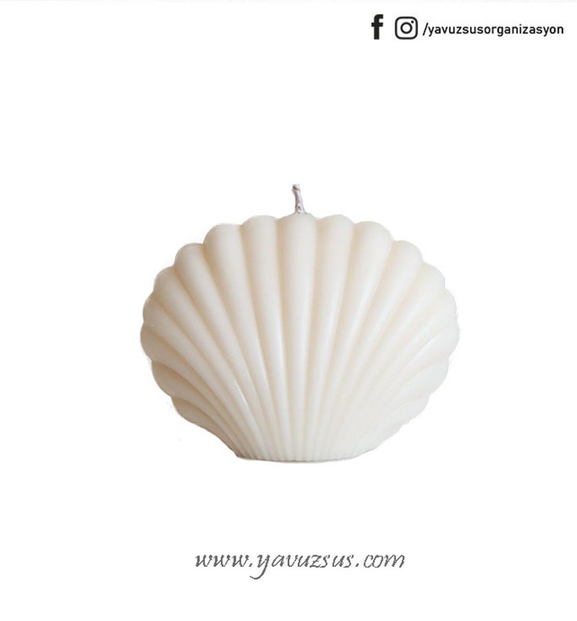 İstiridye Mum(4cm)