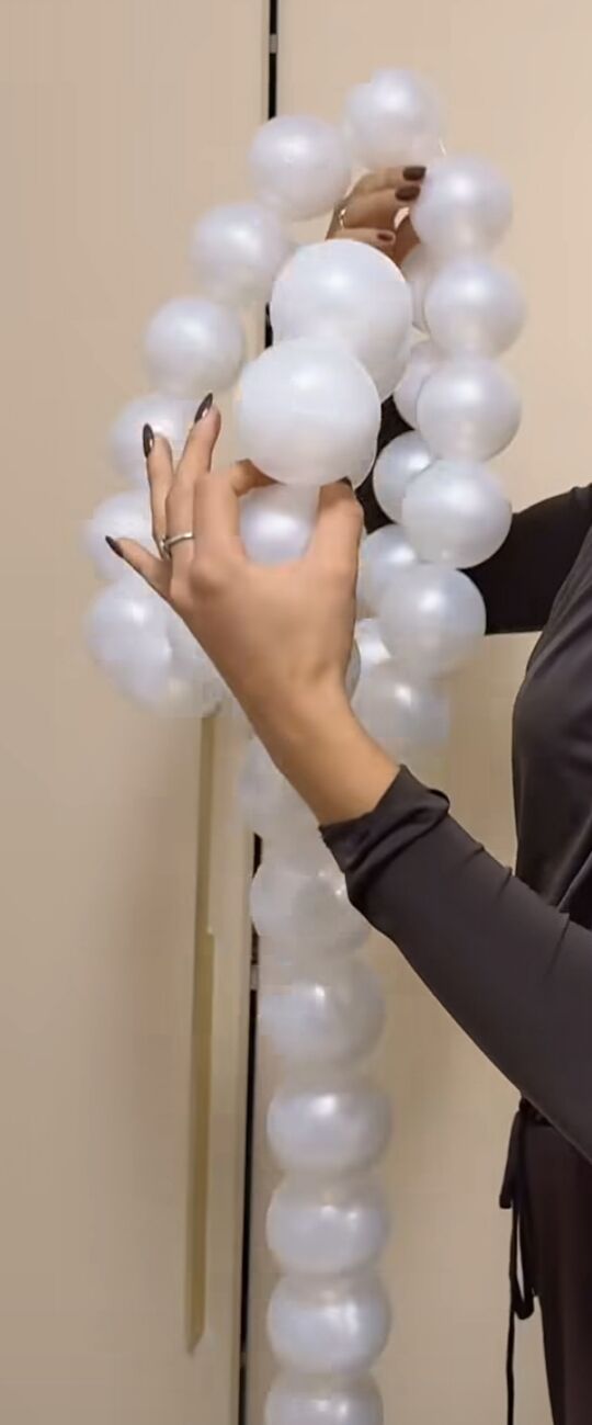 2.5 mt 7 cm inci görünümlü dekorasyon topu