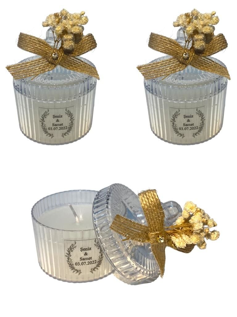 Büyük Pvc Mum Hediyelik(20 Adet)