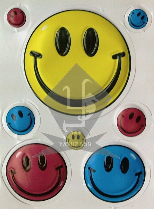 PB120 STICKER GÜLEN YÜZ (KLD)