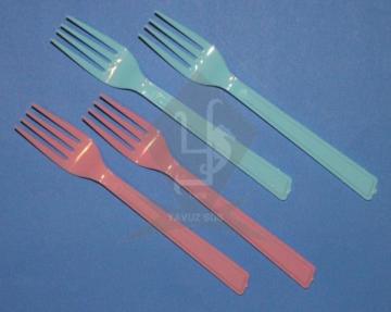 düz çatal(25 adet) PEMBE