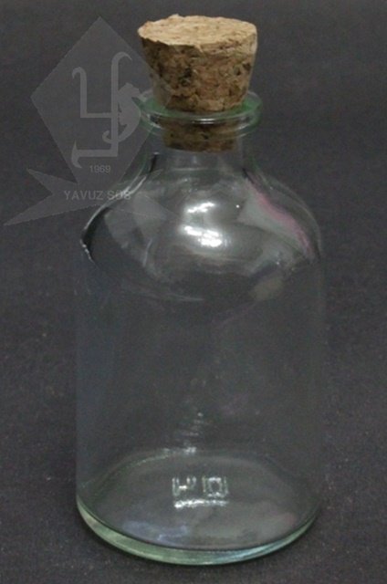 mantarlı şişe orta boy (50cc)