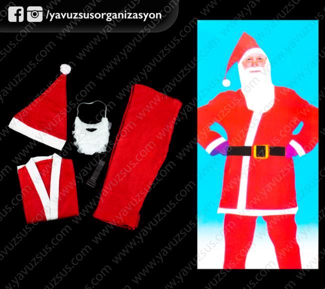 2.kalite büyük noel baba kıyafeti