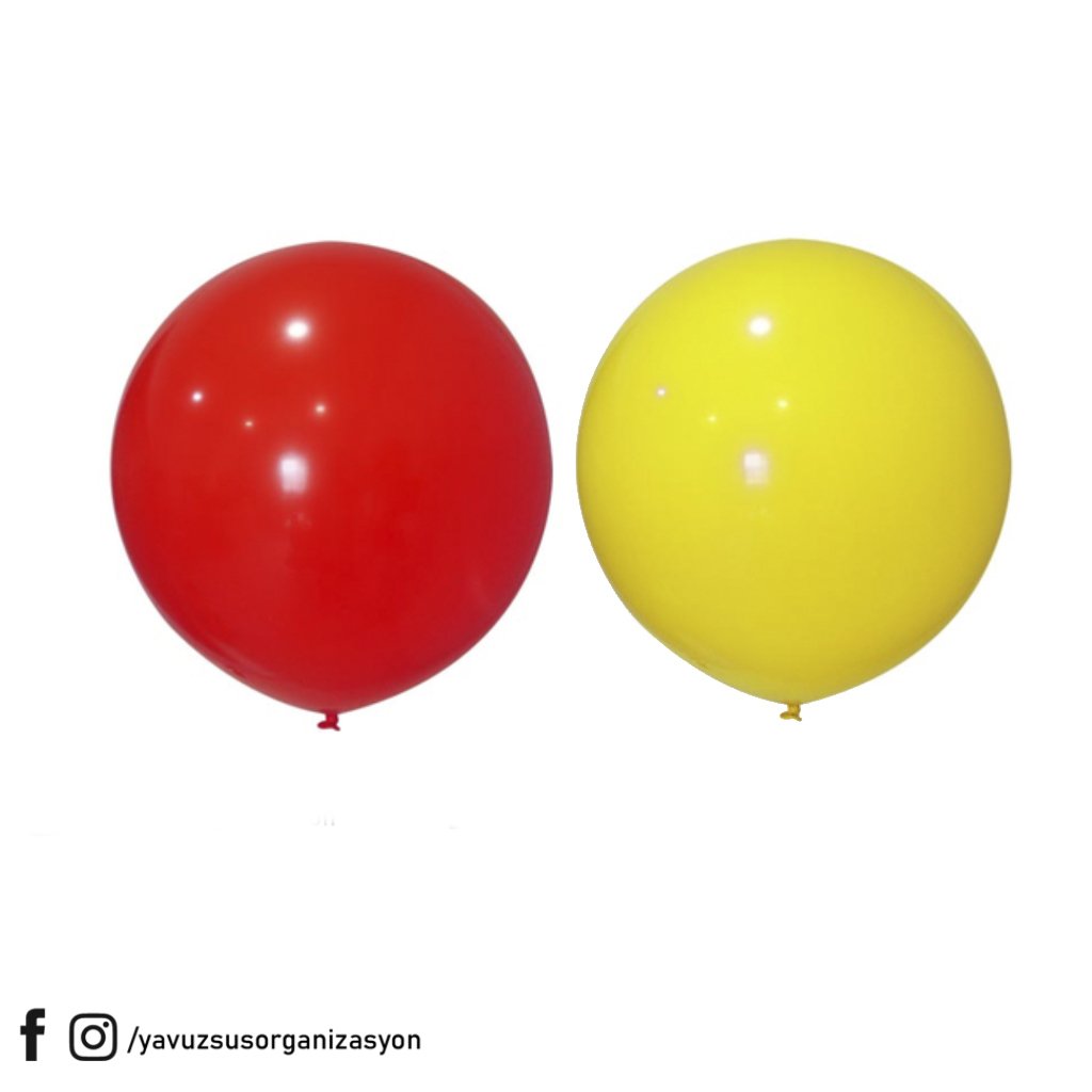 24 inç Makaron Balon Jumbo Balon (3 lü)