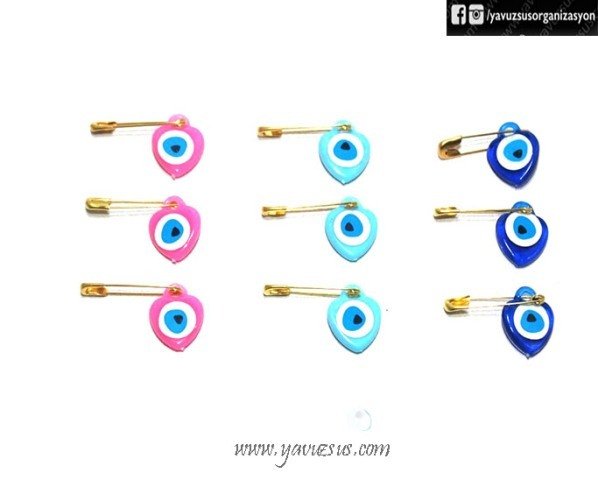 50 li Yassı İğneli Nazar