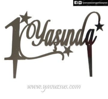 Yıldızlı  x yaş pasta çubuğu(21*15cm)