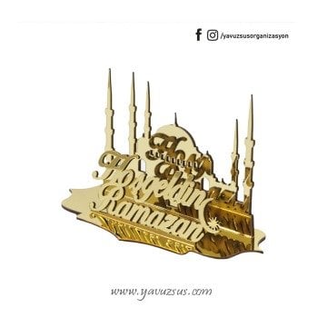 Pleksi Hoşgeldin Ramazan Peçetelik(20*15cm)