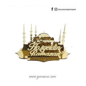 Pleksi Hoşgeldin Ramazan Peçetelik(20*15cm)