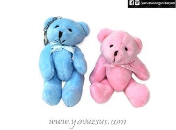 Renkli Peluş Ayıcık (14x7cm)