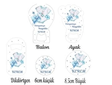 Mavi Tulum Dekorlu Açacak