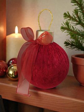 18cm kadife top dekor