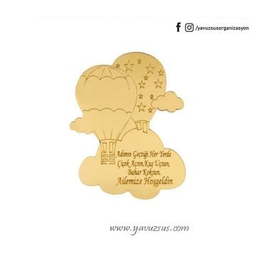 İkili Balonlu Pleksi(8*6cm)2mm
