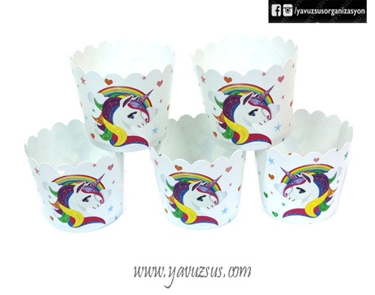 Unicorn Cup Cake(25 adet)