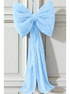 Kadife büyük fiyonk kapı süsü(45×100cm)