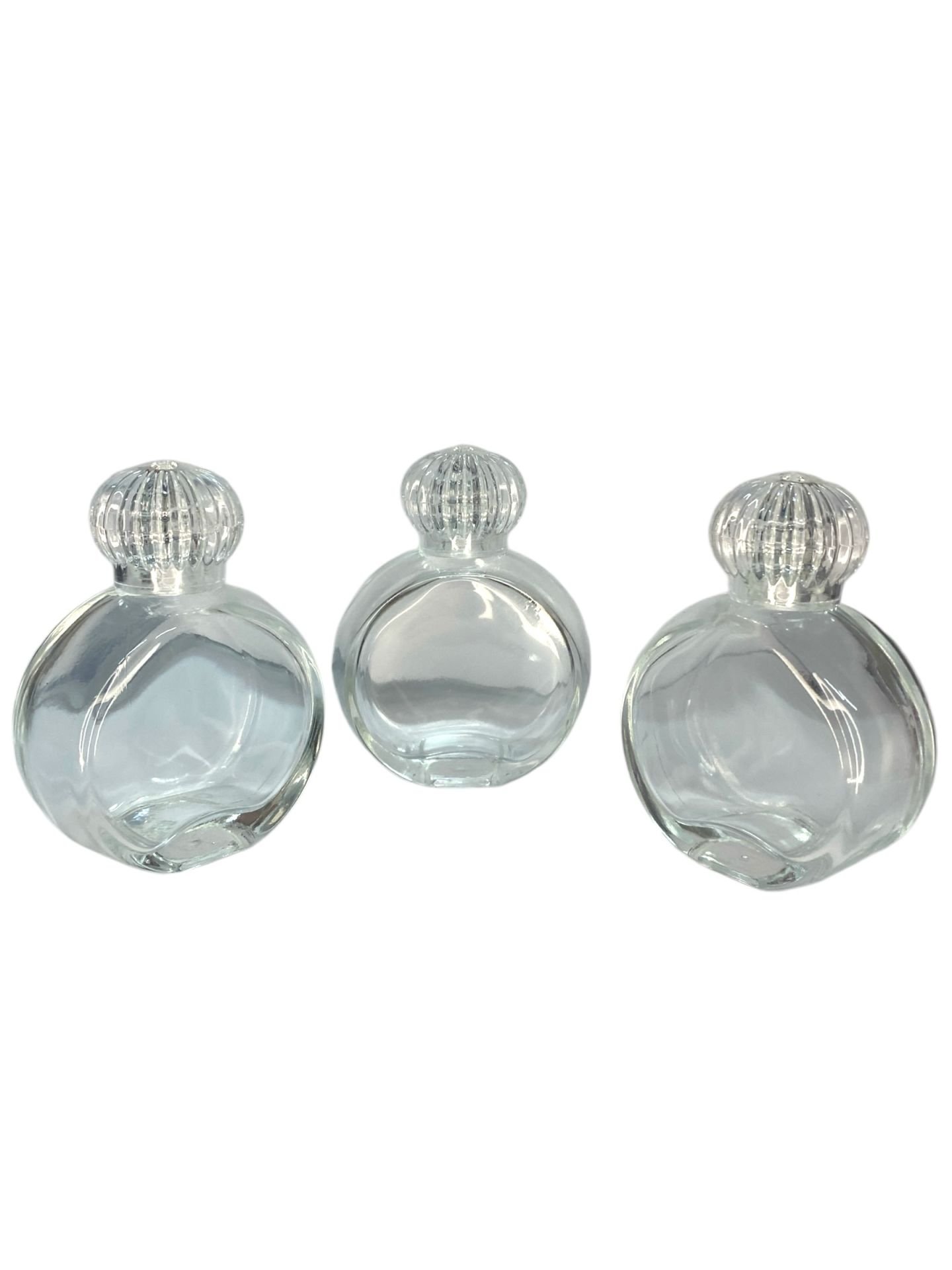 Tane İle Yuvarlak Şeklinde Cam Şişe(50cc)