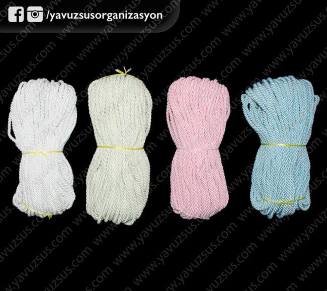 Kalın örgü ip 50m PEMBE