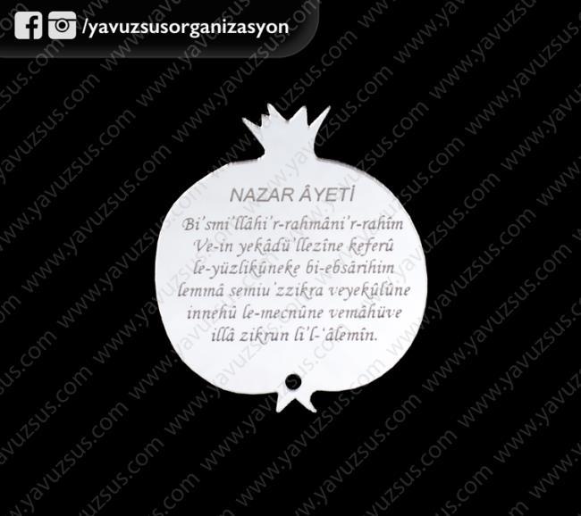 Pleksi Ayetli nar ALTIN