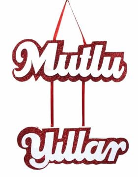 Strafor Alt Alta Mutlu Yıllar Yazısı