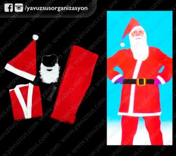 lüx noel baba kıyafeti  (büyük)