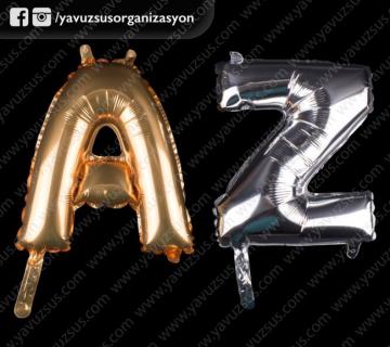 35cm Folyo Balon HARF O