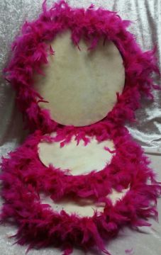 Tüylü 32cm ORTA boy deri tef