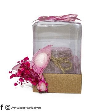 Kavanoz Mumlu Raketli Nikah Şekeri (20adet)