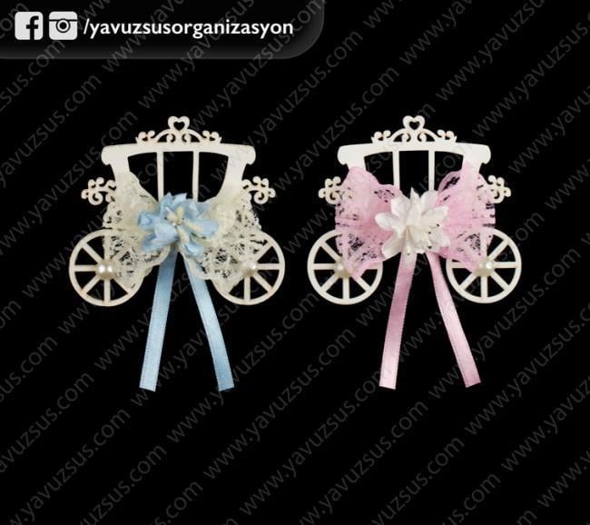 süslü balkabağı araba bebek şekeri(20 adet)