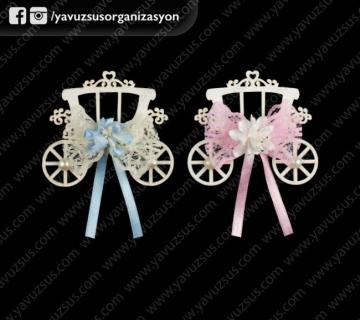 süslü balkabağı araba bebek şekeri(20 adet)