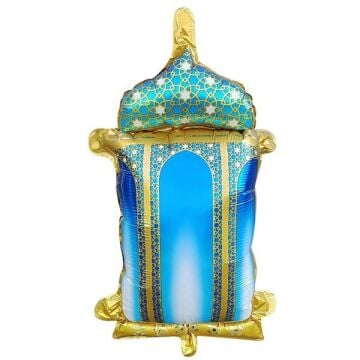 18 inç kandil figürü Ramazan dekorlu folyo balon 59.5×58cm