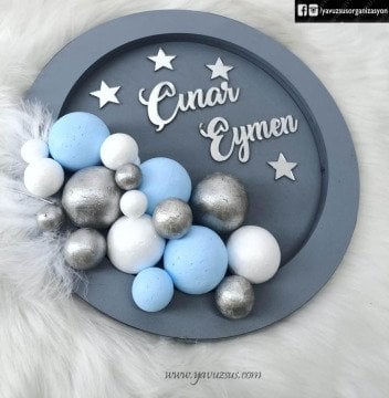 Toplu Eteksiz Yuvarlak Kapı Süsü(30*30)