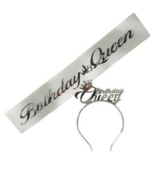 Birthday Queen Kuşak & Taç takımı