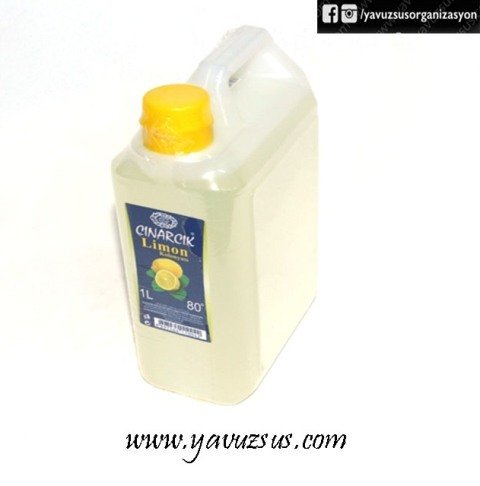 Limon Kolonyası 80 Derece (1Litre)