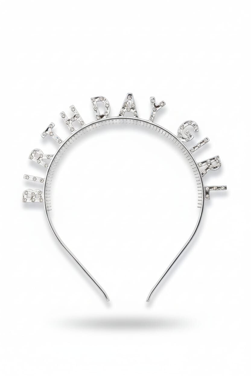 YENİ Meral taşlı birthday gırl taç