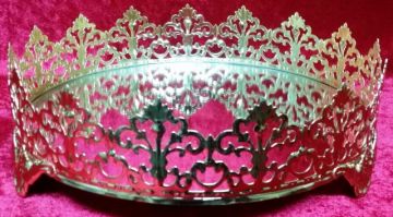 25cm taç tepsi (KLD) ALTIN