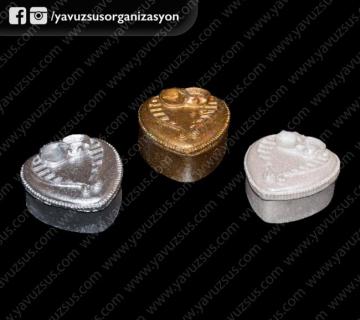 kalp alyanslı simli polyester kutu(KLD)