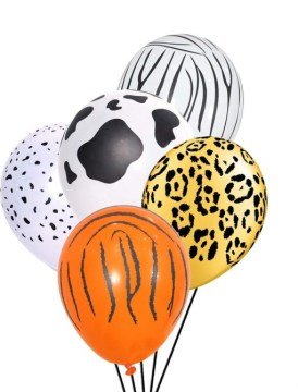 Safari Baskılı Karışık Balon(5 Adet)