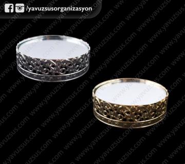 Metal aynalı yüzük yükseltici(1 ad) GUMUS