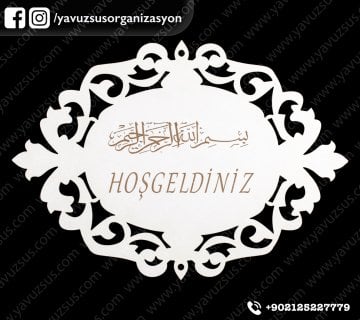 ahşap laleli çerçeve 35x25
