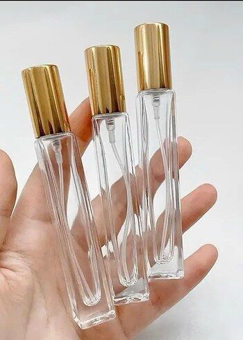 Köşeli fısfıs cam şişe