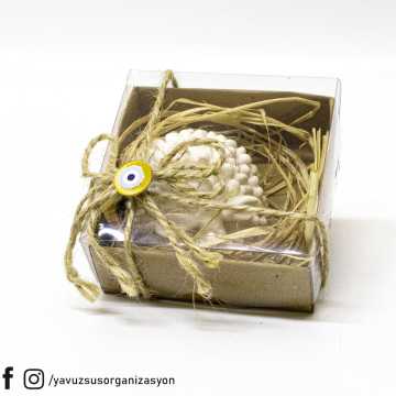 Kutu İçerisinde Kuzu Objeli Kokulu Taş(20 adet)