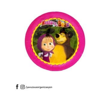 avantajlı Masha ve koca ayı tabak 8ad