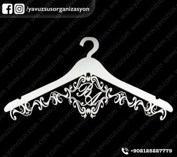 Pleksi isme özel DANTELLİ askı kapı süsü(35*19)