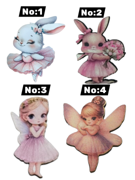 TANE İLE 15 cm  Kız ahşap obje & figür