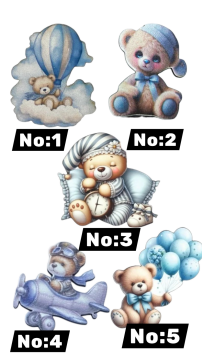 10 adet 15 cm  erkek ahşap obje & figür