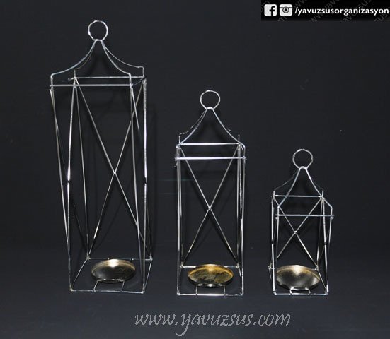 3 Lü Metal Fener GUMUS