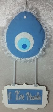 Altı ahşap 41 kere maşallah kapı süsü