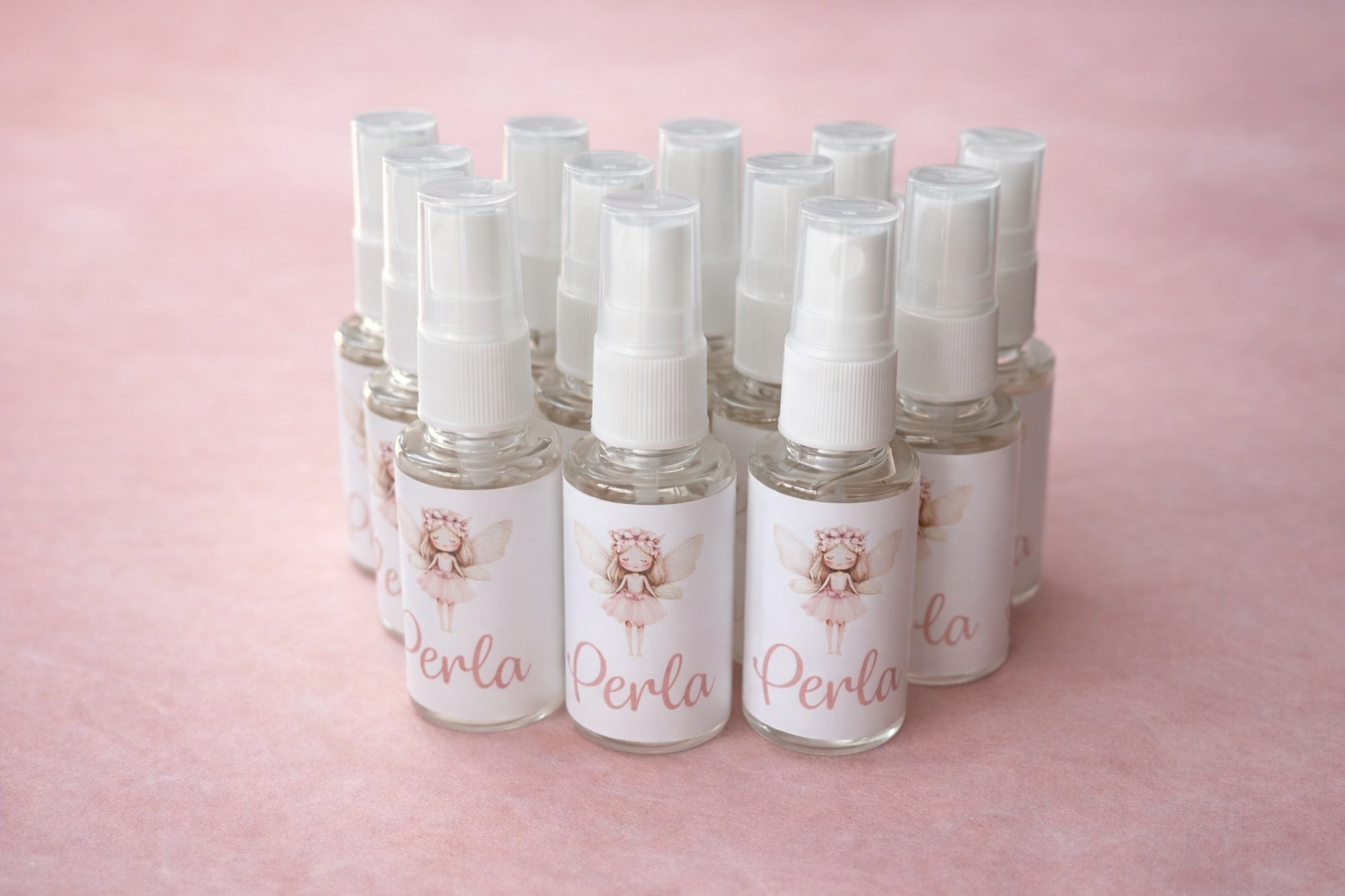 İsme özel Kolonyalı Cam & PVC fısfıs şişe hediyelik(20 adet)