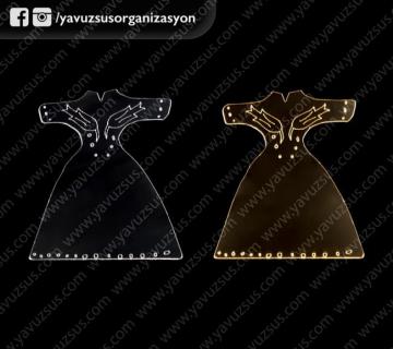 pleksi kaftan ISIMLI