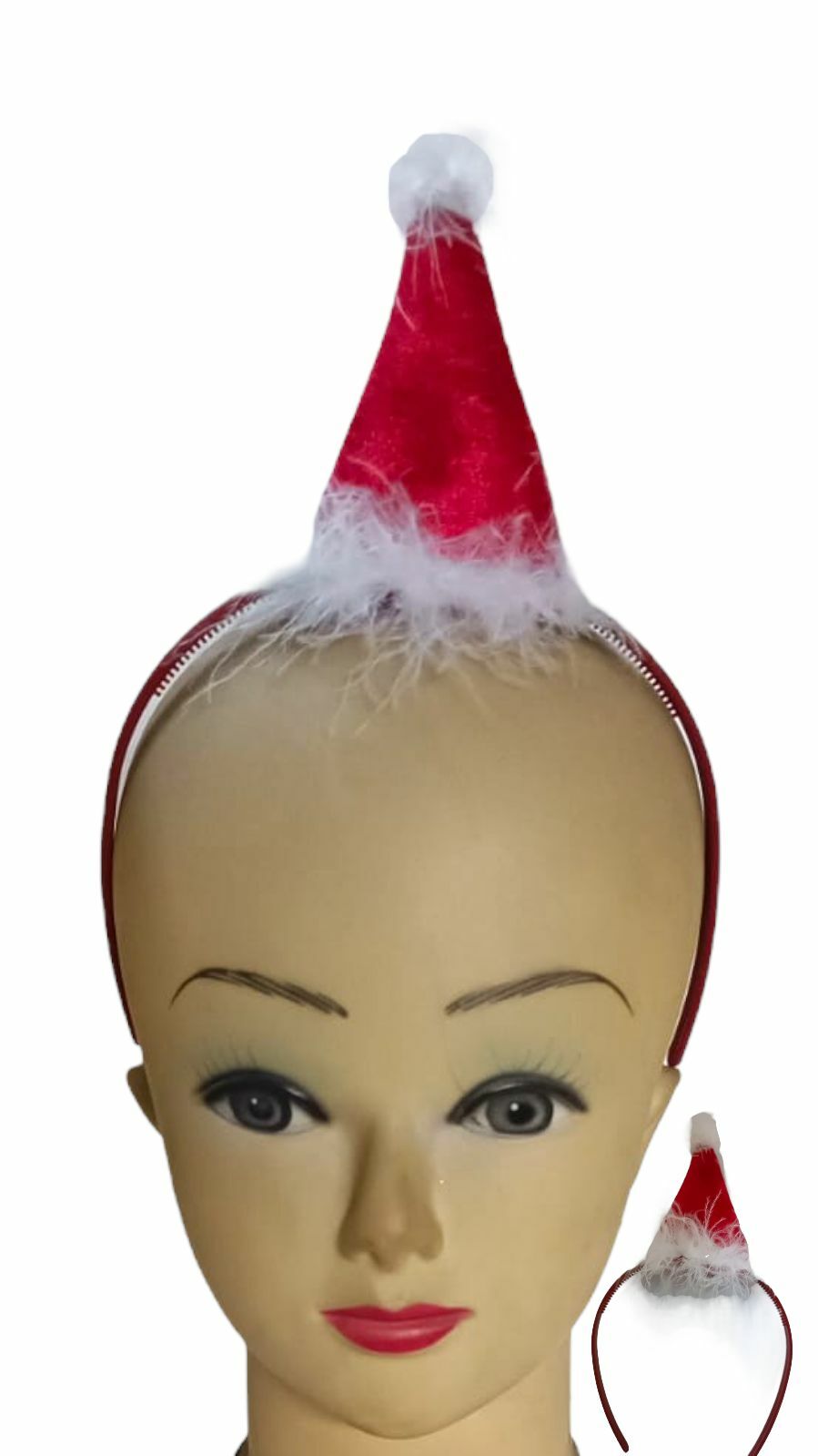 Tüylü Kadife Mini Yılbaşı Taçı